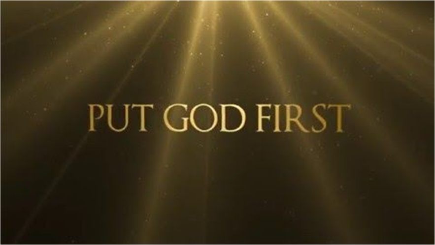 Put God First